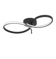 901266 Светод потолочн свет-к  SERPINS, 21W(LED), алюминий, сталь, черный, пластик, белый, 3000K, 25