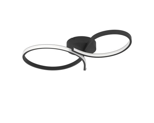 901266 Светод потолочн свет-к  SERPINS, 21W(LED), алюминий, сталь, черный, пластик, белый, 3000K, 25