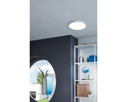 99266 Светодиодный накладной светильник FUEVA 5, 20.5W (LED), ?285, H28, 2400lm, 3000K, IP44, сталь