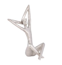 429739 Фигурка декоративная ZADIWIN, L200, B160, H340, алюминий, никель