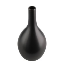421025 Ваза декоративная OKUMA, H220, ?110, керамика, черный