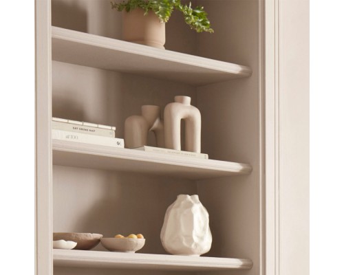 421063 Ваза декоративная BROWER, L175, B60, H225, алюминий, песочный