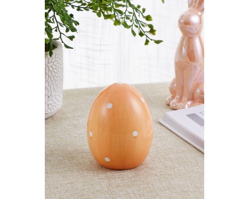 427952 Фигурка Яйцо SENDAYAN ?70, H95 керамика, персиковый