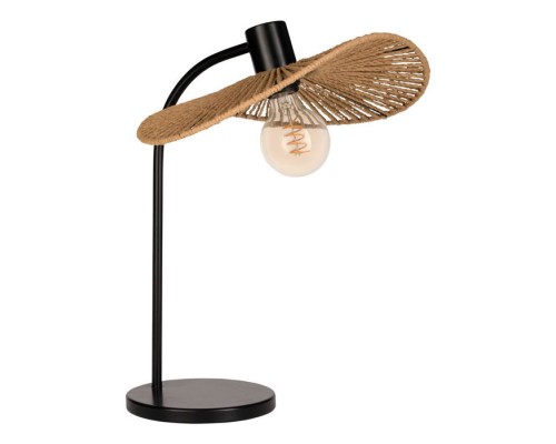 31965 Настольная лампа SIRUELA, 1х40W (E27), L320, В365, H465, сталь черный / бумага, натуральный