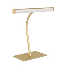 901983 Светодиодная настольная лампа с регулировкой цветовой температуры RICCIONE, 1X5W(LED), 2700K, 4000K, 6500K, 500lm, сталь, алюминий, латунь сост