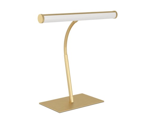 901983 Светодиодная настольная лампа с регулировкой цветовой температуры RICCIONE, 1X5W(LED), 2700K, 4000K, 6500K, 500lm, сталь, алюминий, латунь сост
