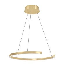 390516 Светодиодный подвес с регулировкой цветовой температуры LABONETE, 24,8W(LED), ?800, 2200-6500K, 4100lm, алюминий, сталь, золотой, белый