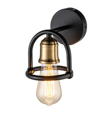 Настенный светильник Escada 659/1A E27*40W Black/Brass