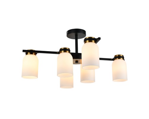 Светильник на штанге Escada 1151/6P E14*40W Black/Brass