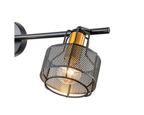 Настенно-потолочный свет Escada 1100/3A E14*40W Black/Gold