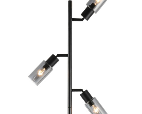 Напольный светильник Escada 10172/T E14*40W Black/Chrome