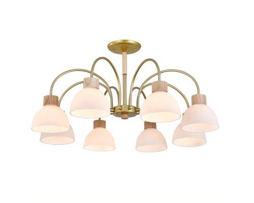 Светильник на штанге 150005/8R E27*60W Gold/Wood