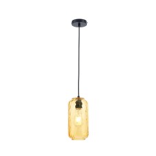 Подвесной светильник Escada 10177/1S E27*60W Black/Yellow