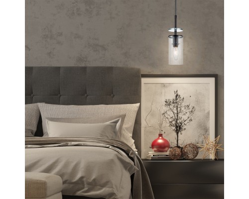 Подвесной светильник Escada 10191/1S E14*40W Black