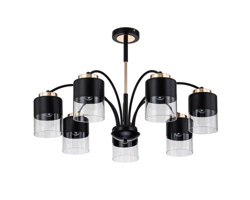 Светильник на штанге Escada 2121/7P E27*40W Black/Gold