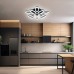 Потолочный светильник 100013/10C LED*196W Black