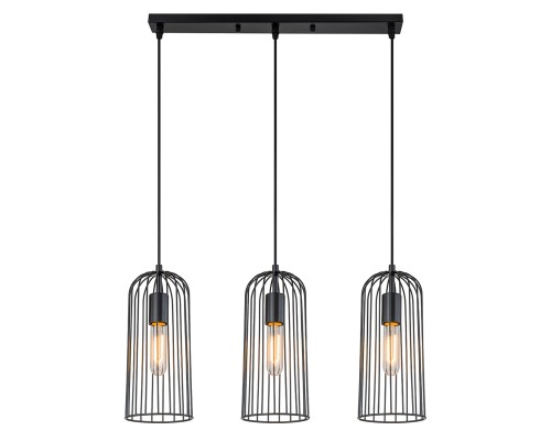 Подвесной светильник Escada 10198/3S E27*60W Black