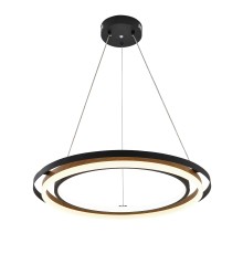 Подвесной светильник Escada 10248/2 LED*82W Black/Wood