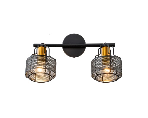 Настенно-потолочный свет Escada 1100/2A E14*40W Black/Gold