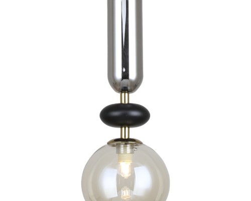 Подвесной светильник Escada 2102/1S G9*40W Black/Amber/Smoke