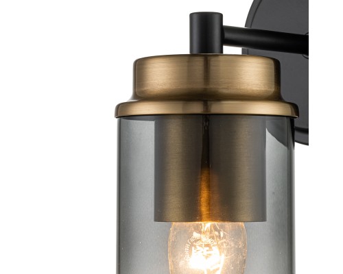 Настенный светильник Escada 2118/1A E14*40W Black/Brass