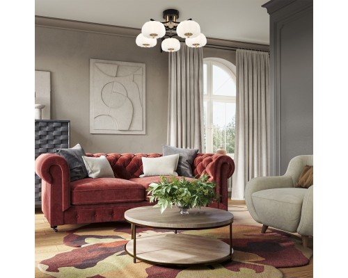 Потолочный светильник Escada 10301/5 LED*50W Black/Gold