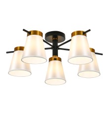 Светильник на штанге 120005/5R E14*40W Black/Gold