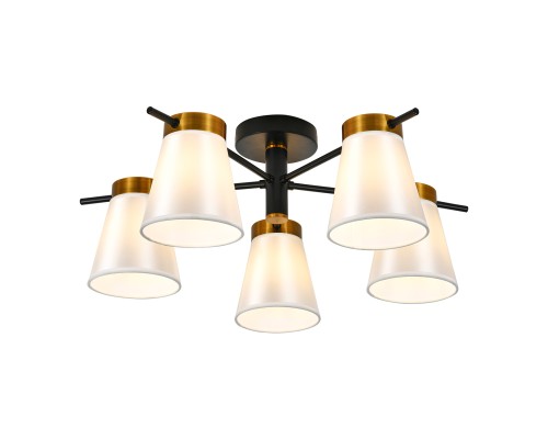 Светильник на штанге 120005/5R E14*40W Black/Gold