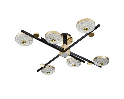 Потолочный светильник Escada 10219/6 LED*78W Black/Gold