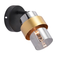 Настенный светильник Escada 1169/1A E14*40W Black/Gold