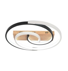 Потолочный светильник Escada 10265/1 LED*67W Black/Wood