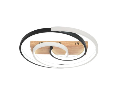 Потолочный светильник Escada 10265/1 LED*67W Black/Wood