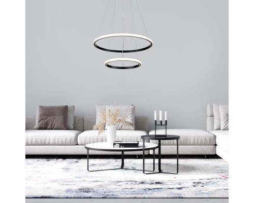 Подвесной светильник Escada 10228/2 LED*68W Black