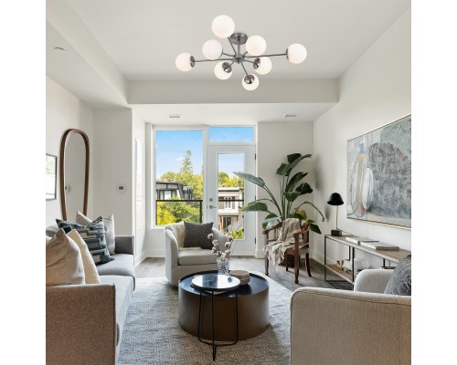 Светильник на штанге 150008/8R E27*60W Satin nickel