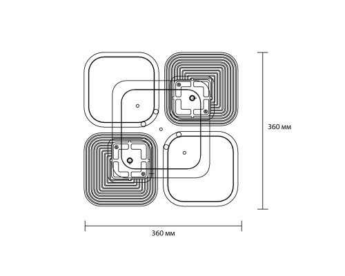 Настенный светильник Escada 10230/4 LED*45W White