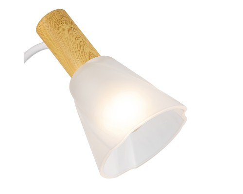 Светильник на штанге Escada 1131/3P E14*40W White/Wood