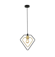 Подвесной светильник Escada 1164/1S E27*40W Black/Gold