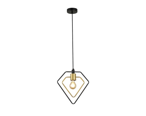 Подвесной светильник Escada 1164/1S E27*40W Black/Gold