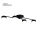 Потолочный светильник 100007/4C GX53*15W Black