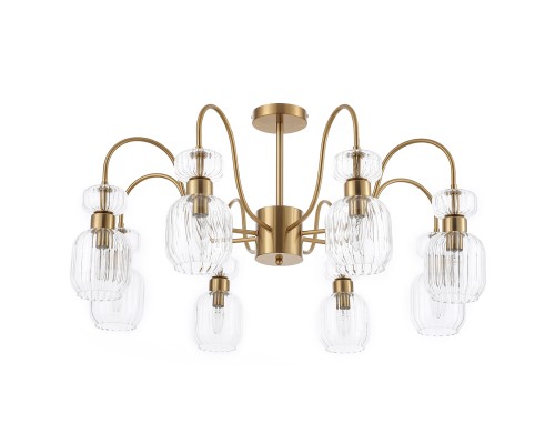 Светильник на штанге Escada 1141/8PL E14*60W Antigue copper/Clear