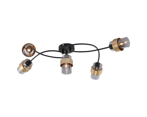 Потолочный светильник Escada 1139/5P E14*40W Black/Gold