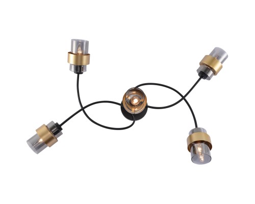 Потолочный светильник Escada 1139/5P E14*40W Black/Gold