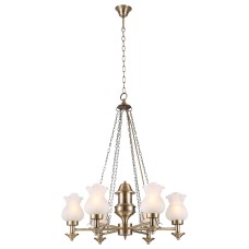 Подвесной светильник Escada Fontana 5085/6 E27*60W Antique Brass