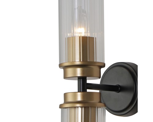 Настенный светильник Escada 2138/2A E14*40W Black/Gold