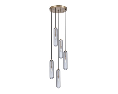 Подвесной светильник 160001/5P G9*5W Brass