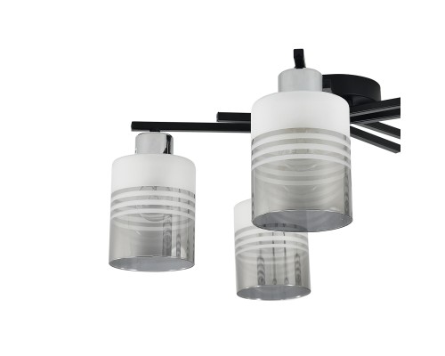 Потолочный светильник Escada 1132/5P E27*60W Black/Chrome