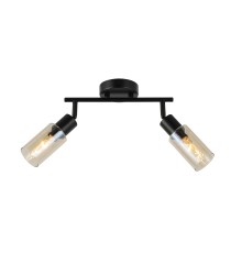 Настенно-потолочный свет Escada 10172/2A E14*40W Black/Amber