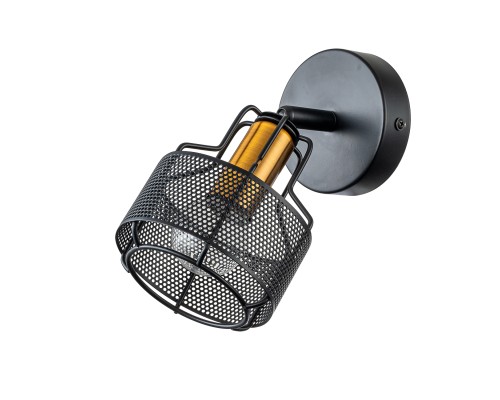 Настенный светильник Escada 1100/1A E14*40W Black/Gold