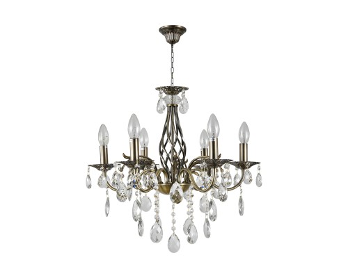Подвесной светильник Escada 2107/6P E14*40W Antique Brass
