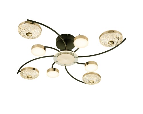 Потолочный светильник Escada 10208/8 LED*110W Black/Gold
